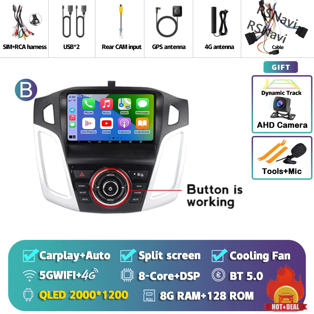 Poste Android Ford Focus 3 2011-2019