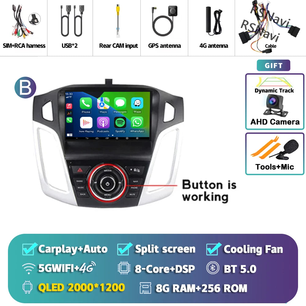 Poste Android Ford Focus 3 2011-2019